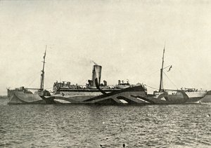 H.M. Auxiliary Cruiser Coronado Camouflaged, 1919. af Unbekannt