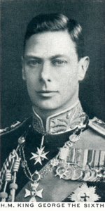 HM Kong George Den Sjette, 1937 af Unbekannt