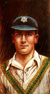 H. Larwood Notts, 1928. af Unbekannt