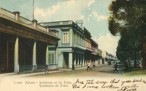 Havana - Residences on the Prado, 1907. af Unbekannt