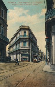 Havana. Neptune Street og San Miguel. Neptun og St. Michel Street, 1916 af Unbekannt