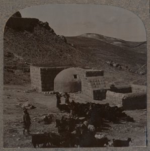 Halvvejs kro på Jerikos rejse, ca. 1900 af Unbekannt