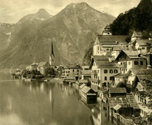 Hallstatt, Øvre Østrig, c1935. af Unbekannt