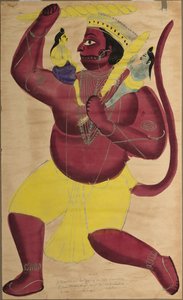 Hanuman, ca. 1880. af Unbekannt