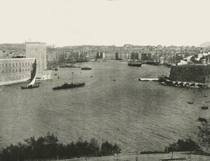 Havneudsigt, Marseille, Frankrig, 1895. af Unbekannt