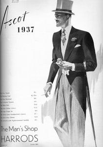 Harrods: The Mans Shop - Ascot 1937, 1937 af Unbekannt
