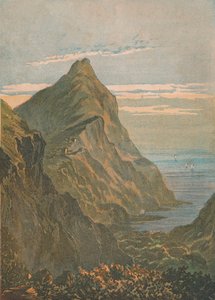 Hartland Point. I nærheden af Clovelly, North Devon, 1864. af Unbekannt