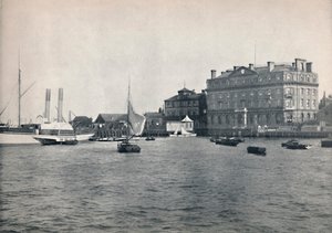 Harwich - The Quay and Great Eastern Hotel, 1895 af Unbekannt