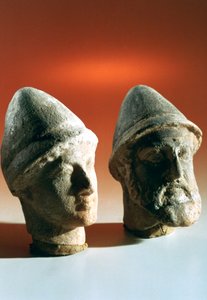 Overhoveder for dignitærer, Kerkouane, Tunesien, 3. århundrede f.Kr af Unbekannt