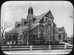 Hemenway Gymnasium, Harvard University, Massachusetts, USA, slutningen af det 19. eller begyndelsen af det 20. århundrede af Unbekannt