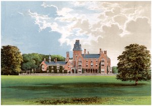 Hemsted Park, nær Staplehurst, Kent, hjemsted for Viscount Cranbrook, c1880 af Unbekannt