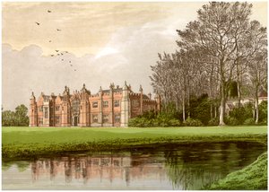 Hengrave Hall, Suffolk, hjem for Gage-familien, c1880 af Unbekannt