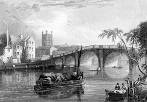 Henley Bridge, Henley-on-Thames, London, 1803 af Unbekannt