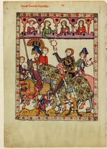 Henry IV Probus, hertug af Schlesien-Wroclaw fra Codex Manesse, mellem 1305 og 1340 af Unbekannt