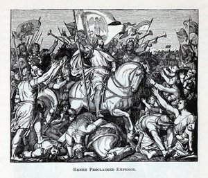 Henry udråbt til kejser, 1882 af Unbekannt