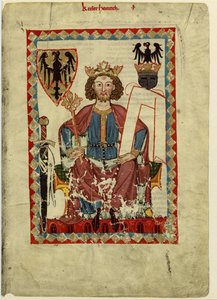 Henrik VI 1165-1197, hellig romersk kejser fra Codex Manesse, mellem 1305 og 1340 af Unbekannt