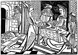 Herodias med Johannes Døberens hoved, 1488 1964 af Unbekannt