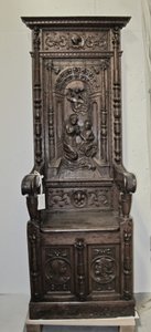 Stall med høj ryg, 1534. af Unbekannt