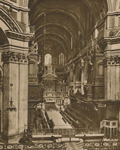St. Pauls højalter set ned ad korets lange udsigt, c1935. af Unbekannt