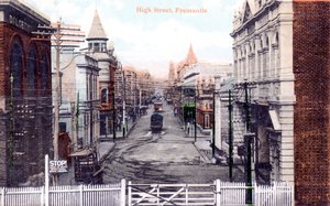 High Street, Fremantle, Australien, omkring 1900-tallet af Unbekannt