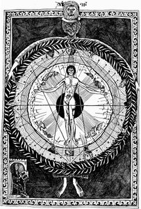 Hildegard af Bingen 1098-1179, tysk abbedisse og mystiker af Unbekannt
