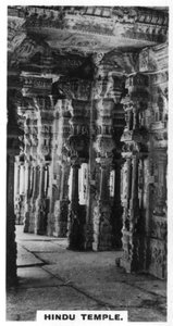 Hindu Temple, Vijayanagar, Indien, c1925 af Unbekannt