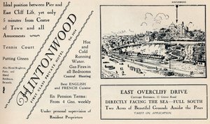 Hintonwood - First Class Private Hotel, 1929 af Unbekannt