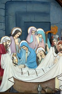 Ho Chi Minh City. St Philip-kirken (Huyen Sy-kirken). Jesu begravelse. Ho Chi Minh City. Vietnam af Unbekannt