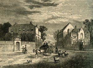 Holcrofts and the Priory, Fulham, c1878. af Unbekannt