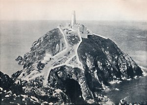 Holyhead - The South Stack, Fyrtårn, 1895 af Unbekannt