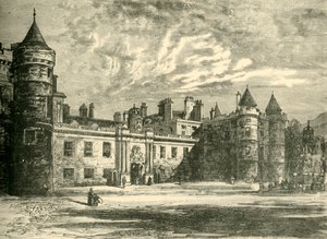 Holyrood Palace, Edinburgh, 1890. af Unbekannt