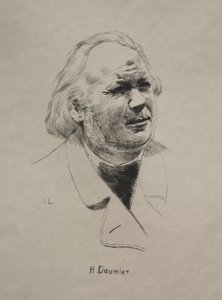 Honore Daumier, 1800-tallet. af Unbekannt