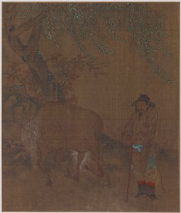Hest og brudgom under en pil, muligvis Ming-dynastiet, 1368-1644. af Unbekannt