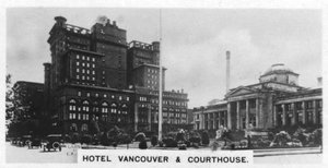 Hotel Vancouver og Courthouse, Canada, c1920