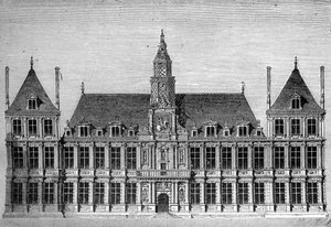 Rådhuset, Reims, Frankrig, 1882-1884 af Unbekannt
