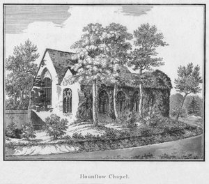 Hounslow Kapel, c1792 af Unbekannt