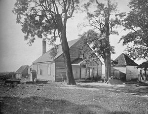 Hus, hvor Stonewall Jackson døde, Richmond, Virginia, c1897. af Unbekannt