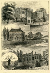 Houses Round Greenwich Park, c1878. af Unbekannt