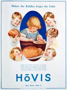 Hovis brødannonce, 1928 af Unbekannt