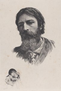 Hubert Herkomer A.R.A. og hans børn efter 1879. af Unbekannt