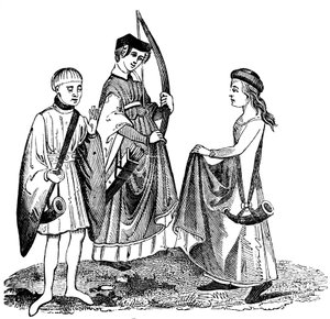 Jagtkjoler, 1400-tallet, 1833 af Unbekannt