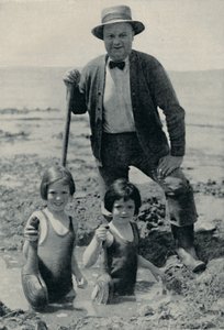 Jagt den undvigende Geoduck på Puget Sound, c1935 af Unbekannt