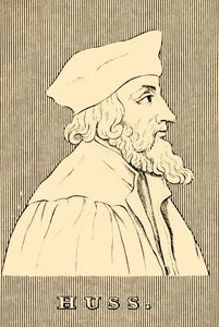 Huss, c1369-1415, 1830. af Unbekannt