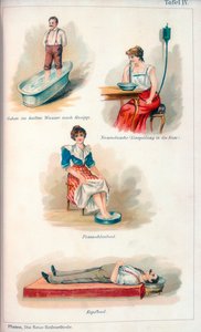 Hydroterapibehandlinger, c1902 af Unbekannt