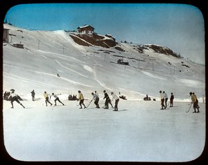 Ishockey, St. Moritz, Schweiz af Unbekannt