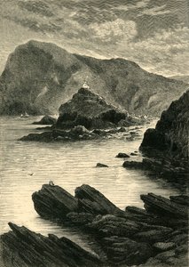 Ilfracombe - Udsigt fra klipperne ved bunden af Capstone, 1898. af Unbekannt
