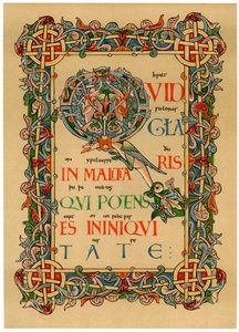 Oplyst initial Q, c1073 af Unbekannt