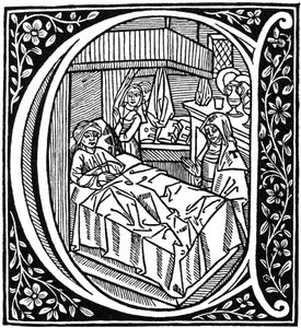 Illustration fra Boethius, The Consolation of Philosophy, 1498 1964 af Unbekannt