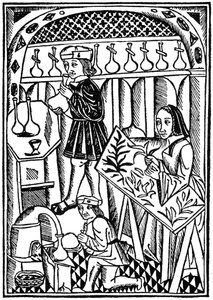 Illustration fra The Owner of Things, 1500 1964 af Unbekannt