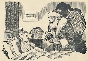 Illustration fra The Mystification of Santa Claus, 1936. af Unbekannt
